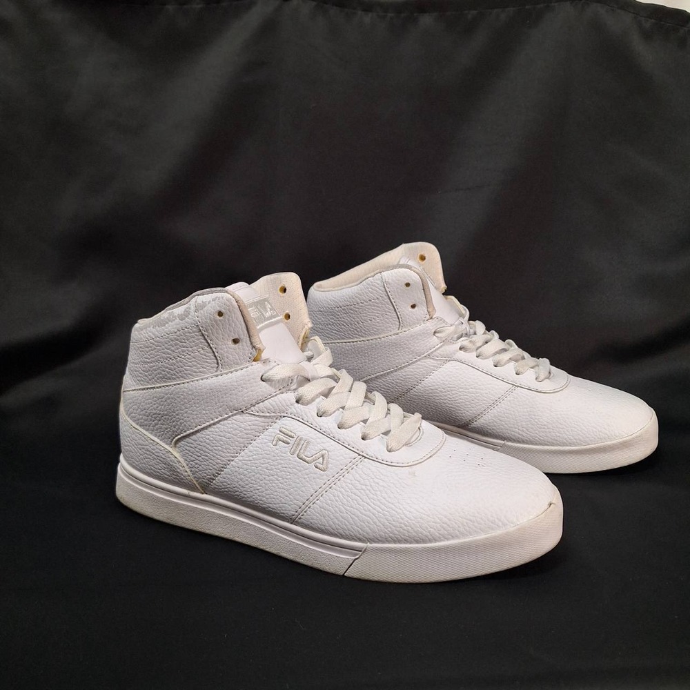 FILA Impress ll Mid Sneakers‎ High Top White Casual Athletic Shoes Men Sz 10.5